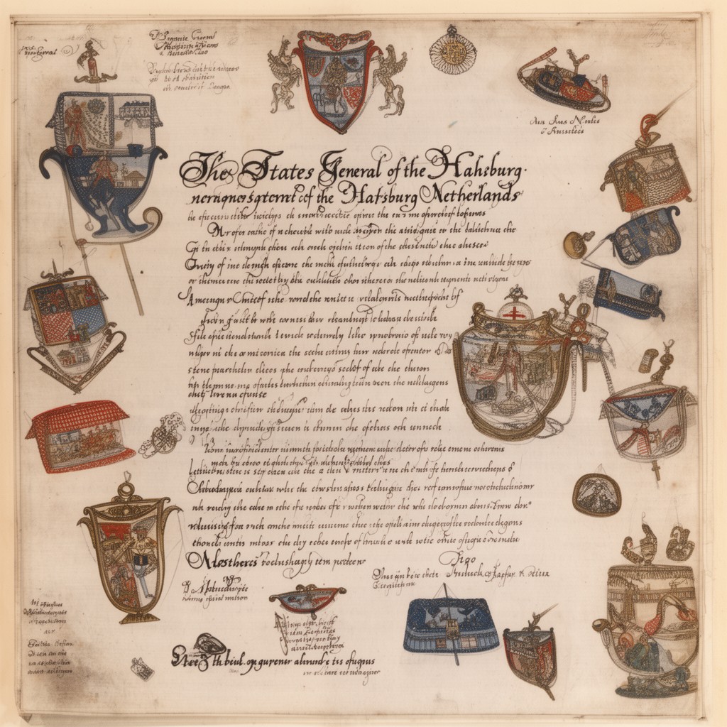 AI-generated illustration of States General of the Habsburg Netherlands