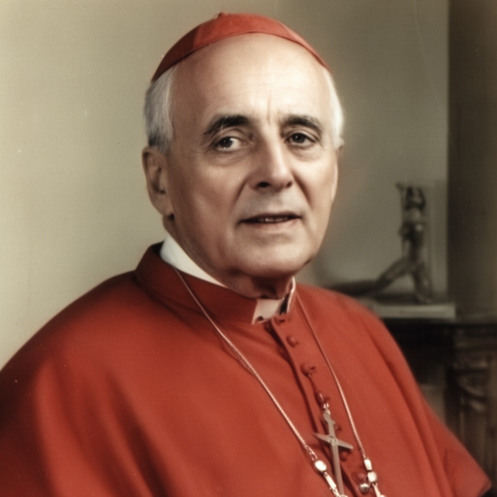 AI-generated illustration of Cardinal József Mindszenty