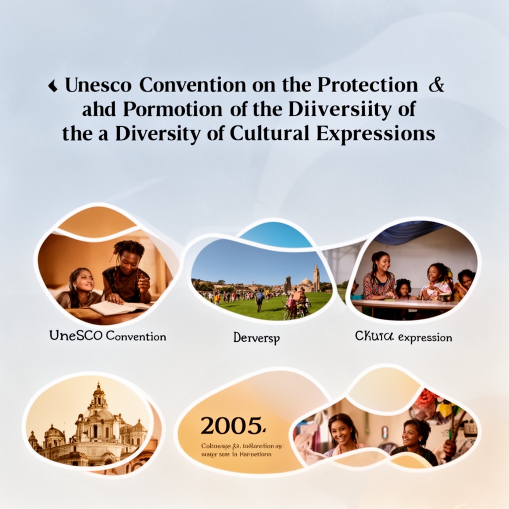 AI-generated illustration of UNESCO Convention on the Protection and Promotion of the Diversity of Cultural Expressions