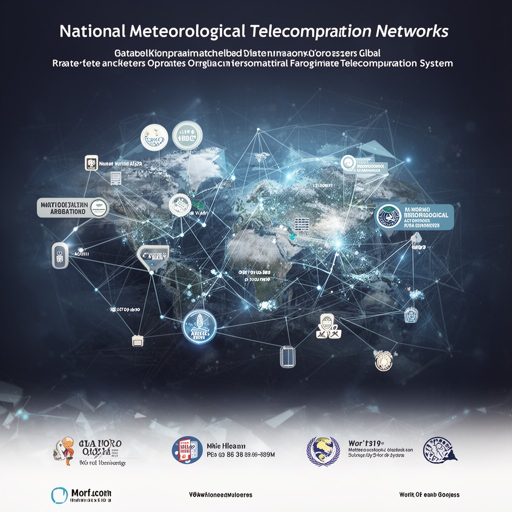 AI-generated illustration of National Meteorological Telecommunication Networks