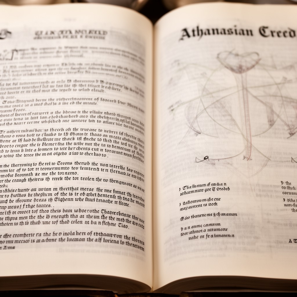 AI-generated illustration of Athanasian Creed