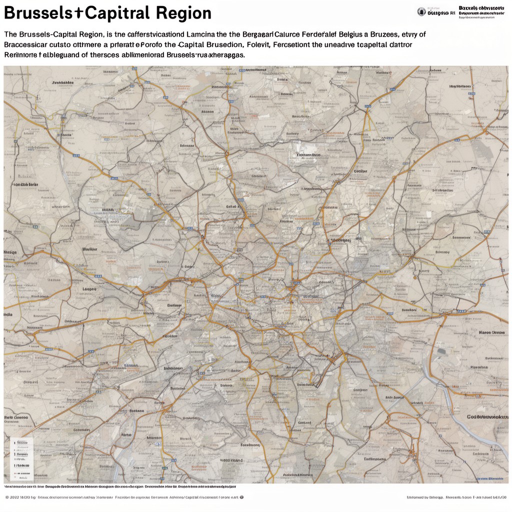 AI-generated illustration of Brussels-Capital Region
