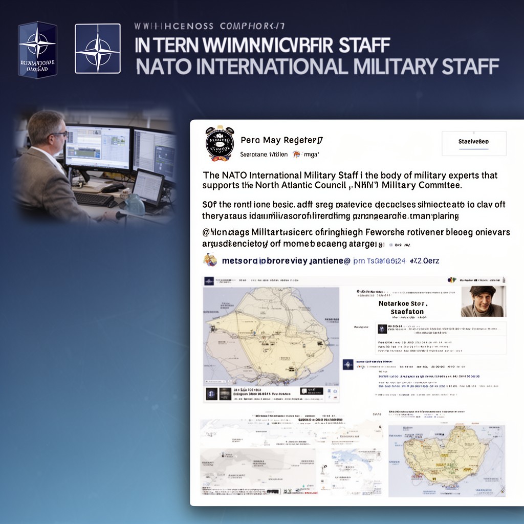 AI-generated illustration of NATO International Military Staff