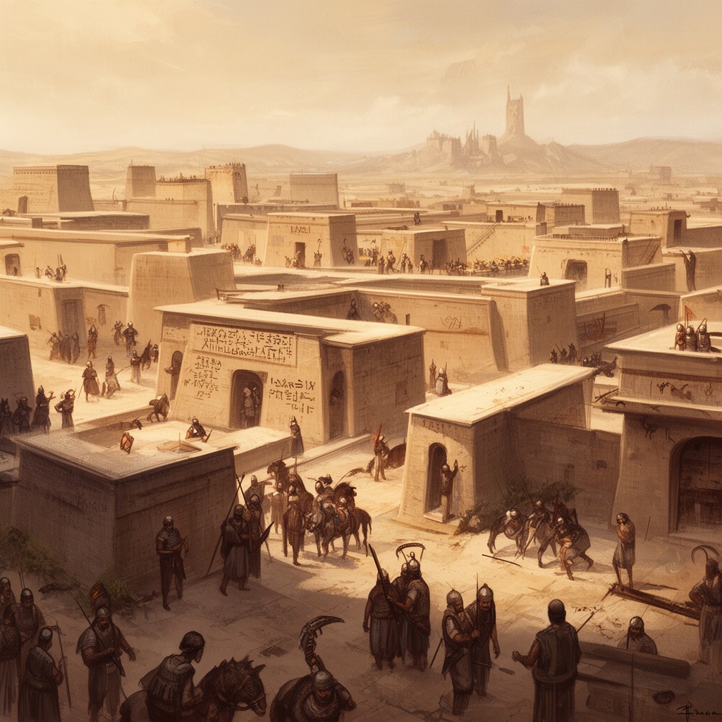 AI-generated illustration of Sumer