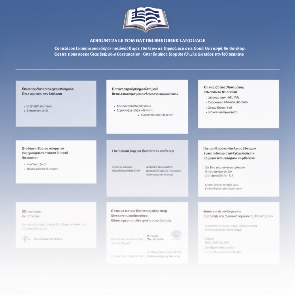 AI-generated illustration of Centre for the Greek Language