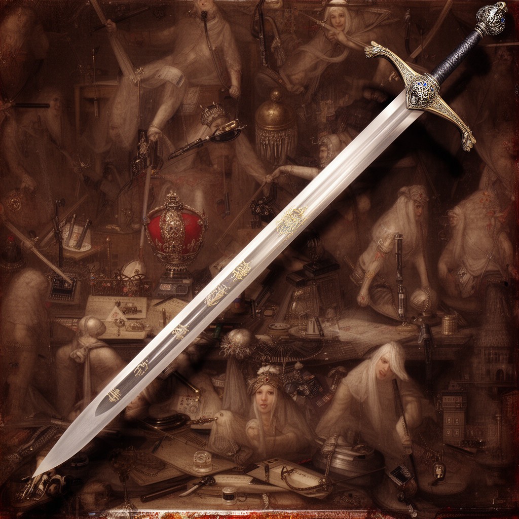 AI-generated illustration of Curtana