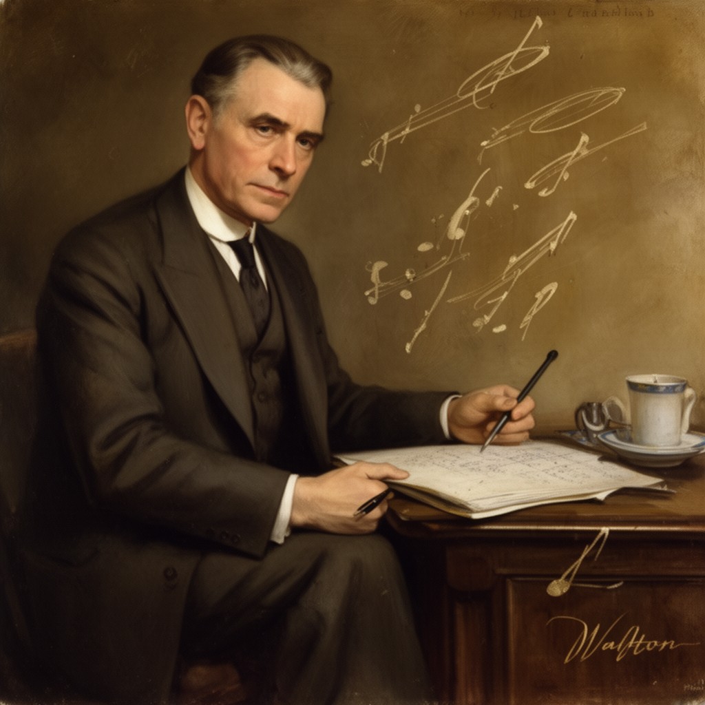 AI-generated illustration of William Walton
