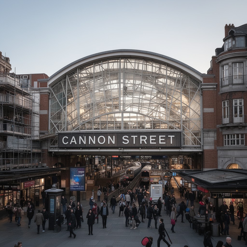 AI-generated illustration of London Cannon Street