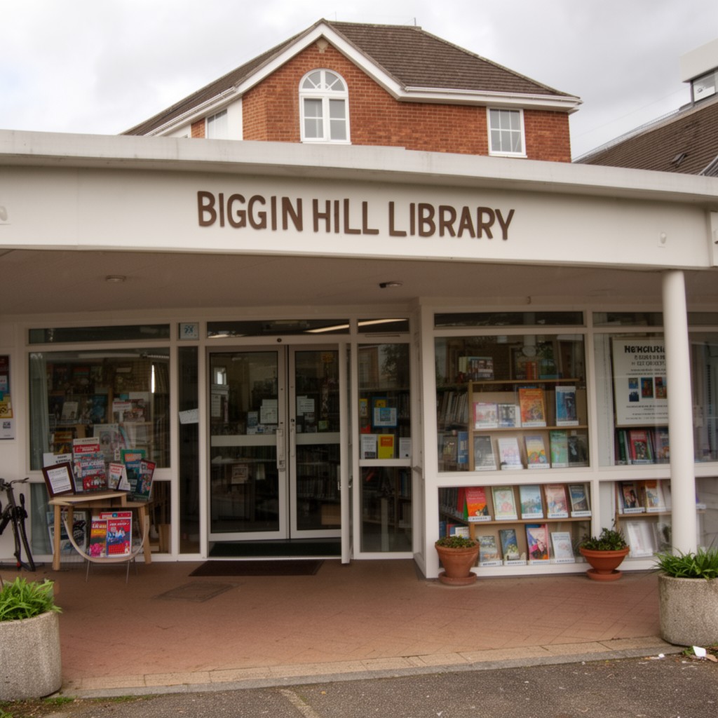 AI-generated illustration of Biggin Hill Library