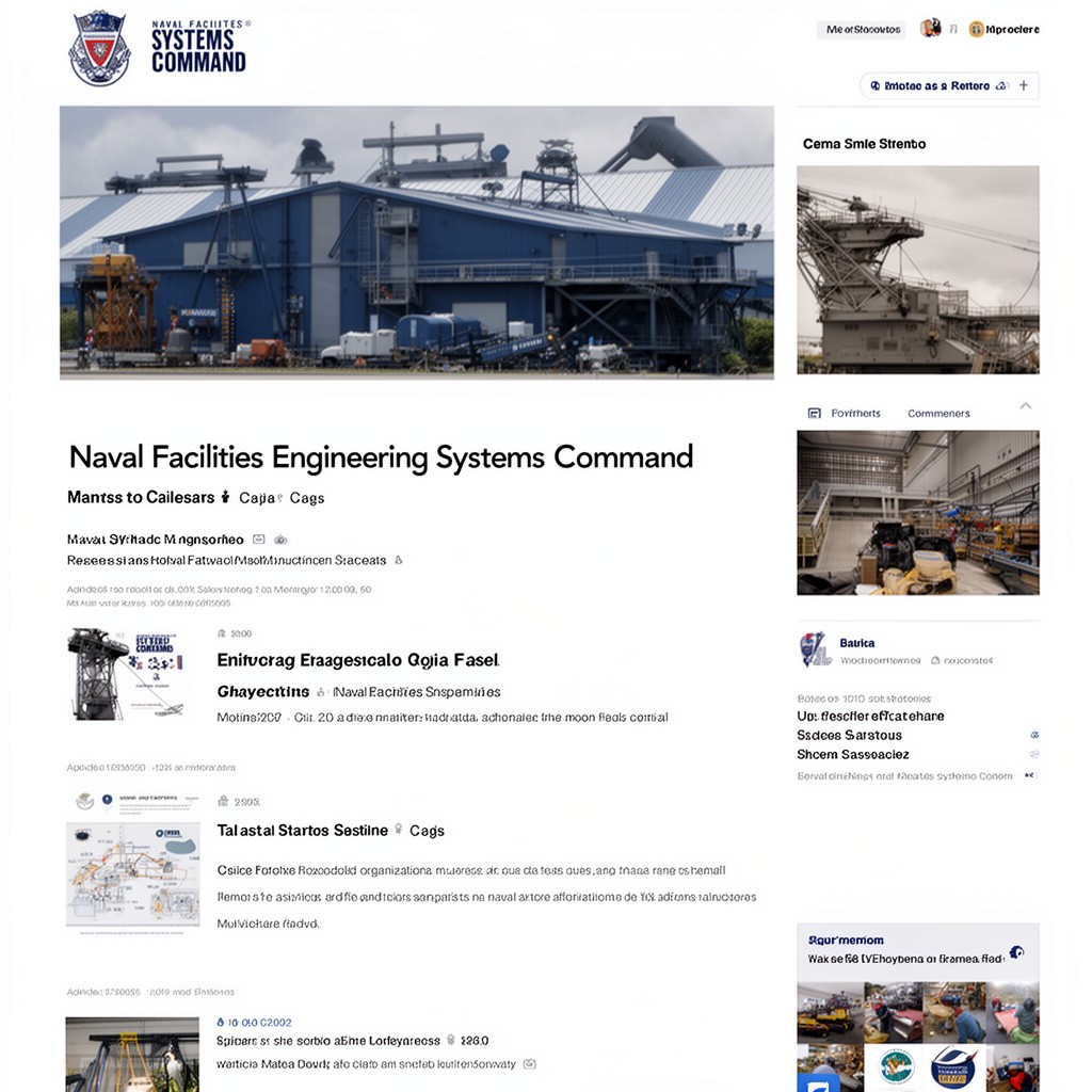 AI-generated illustration of Naval Facilities Engineering Systems Command