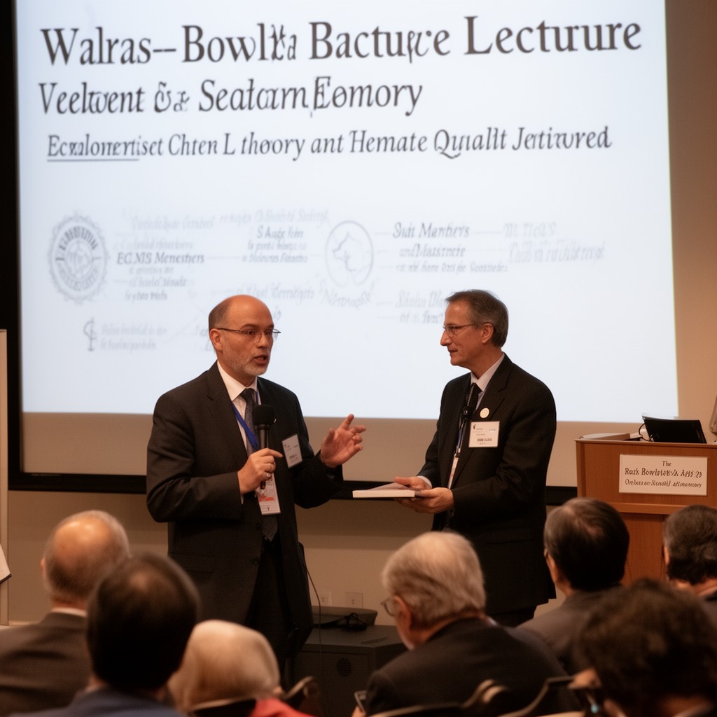 AI-generated illustration of Walras–Bowley Lecture