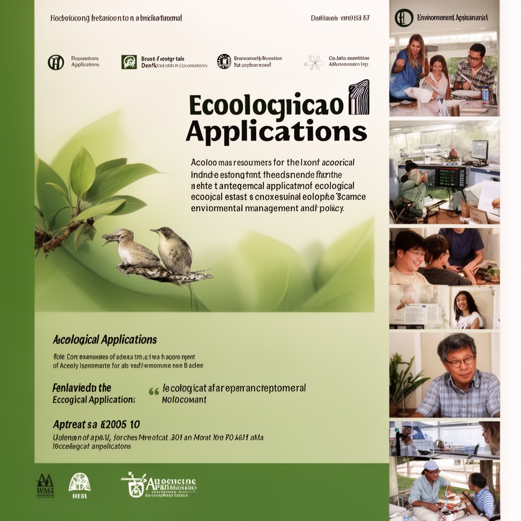 AI-generated illustration of Ecological Applications
