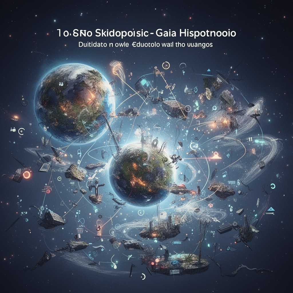 AI-generated illustration of Gaia hypothesis