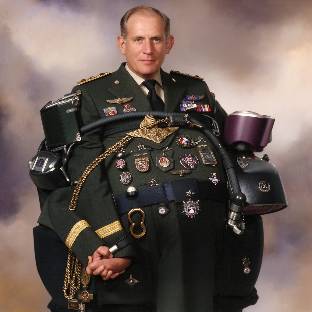 AI-generated illustration of Marshal of the Royal Air Force
