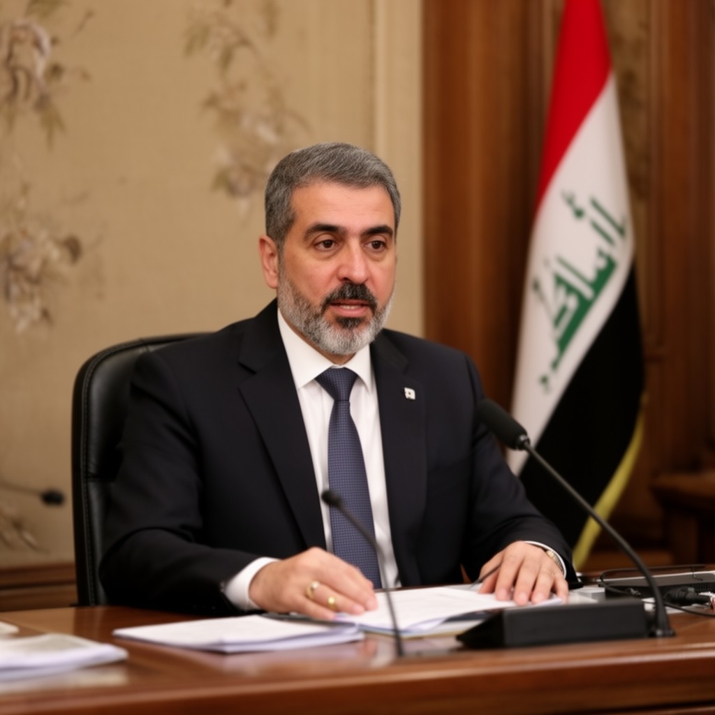 AI-generated illustration of Prime Minister of Iraq