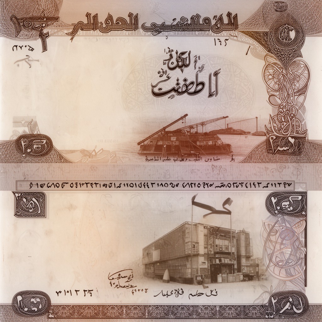 AI-generated illustration of Iraqi dinar