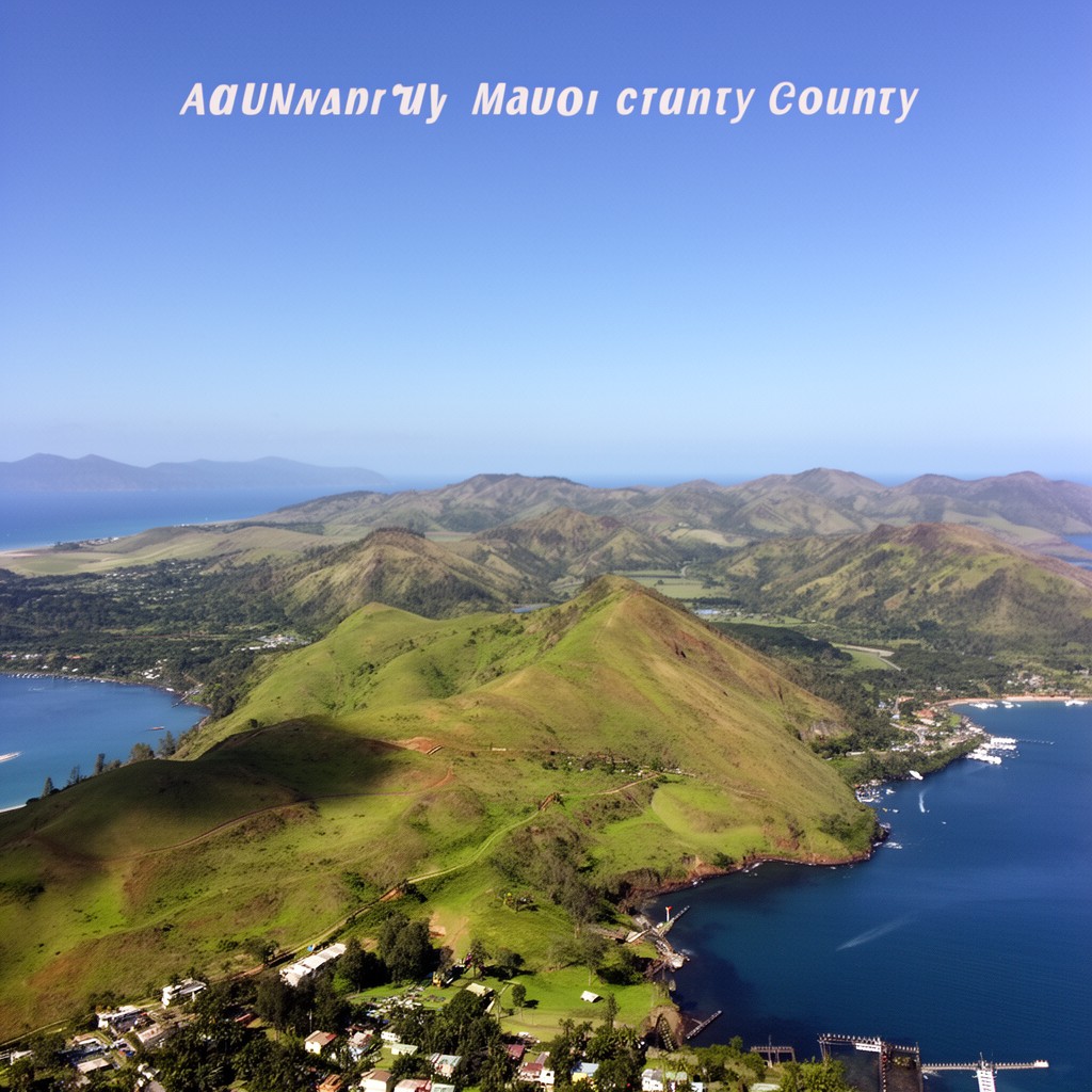 AI-generated illustration of Maui County