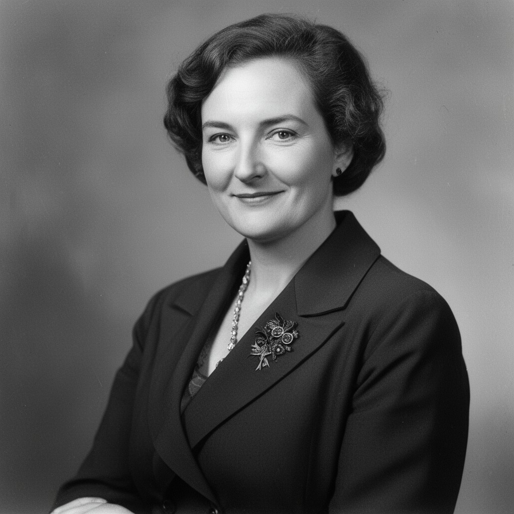 AI-generated illustration of Elizabeth Cutter Morrow