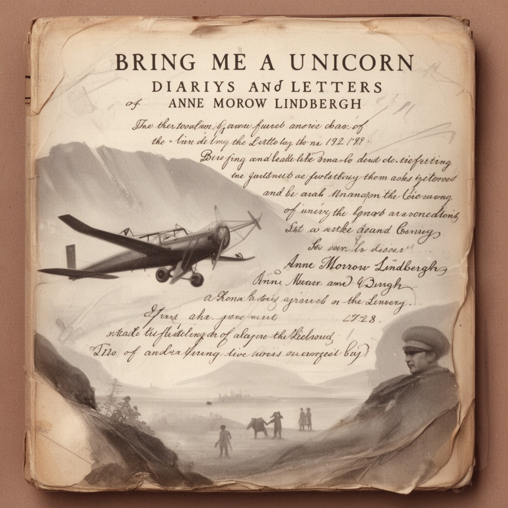 AI-generated illustration of Bring Me a Unicorn: Diaries and Letters of Anne Morrow Lindbergh, 1922–1928