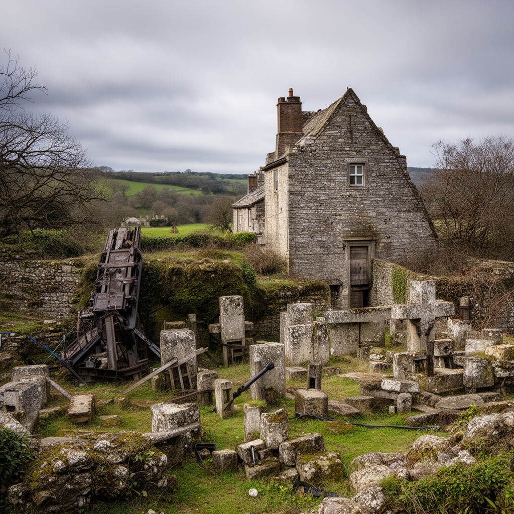 AI-generated illustration of Godolphin, Cornwall