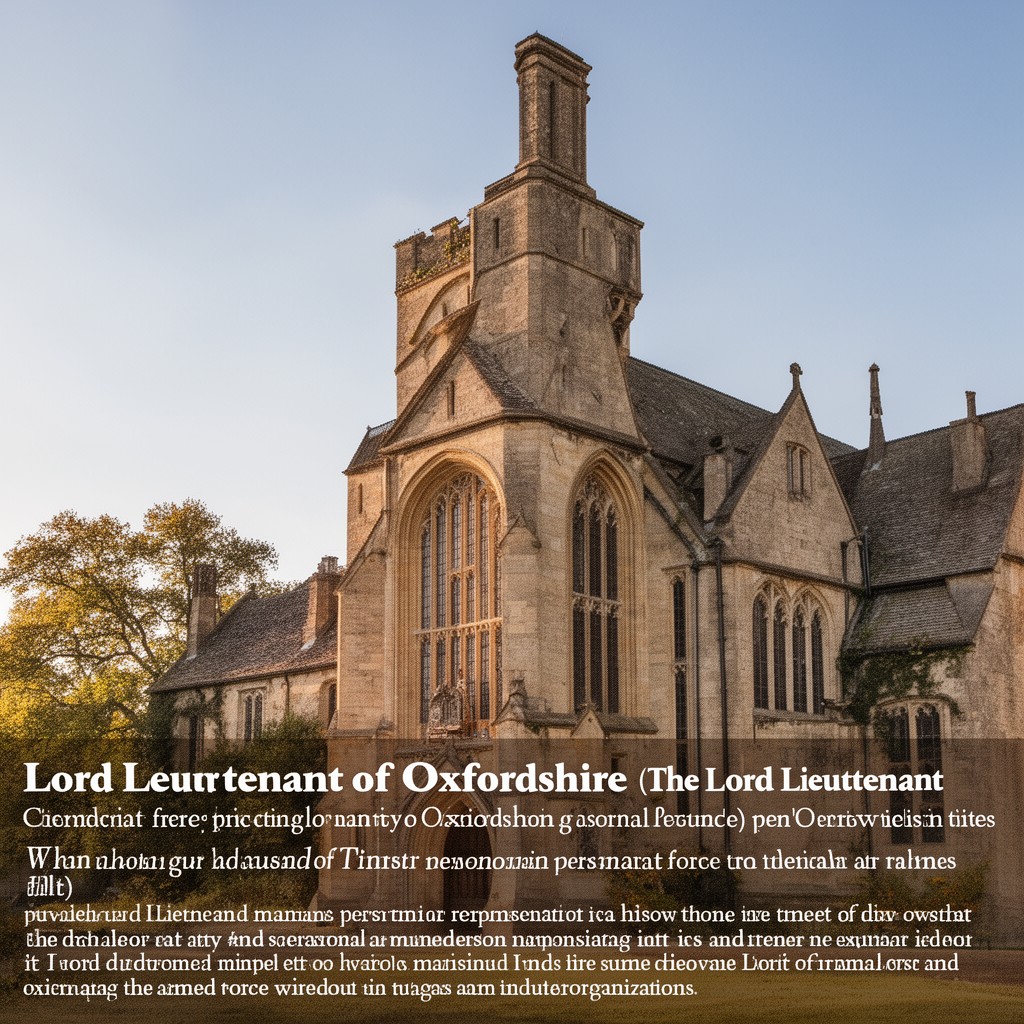AI-generated illustration of Lord Lieutenant of Oxfordshire