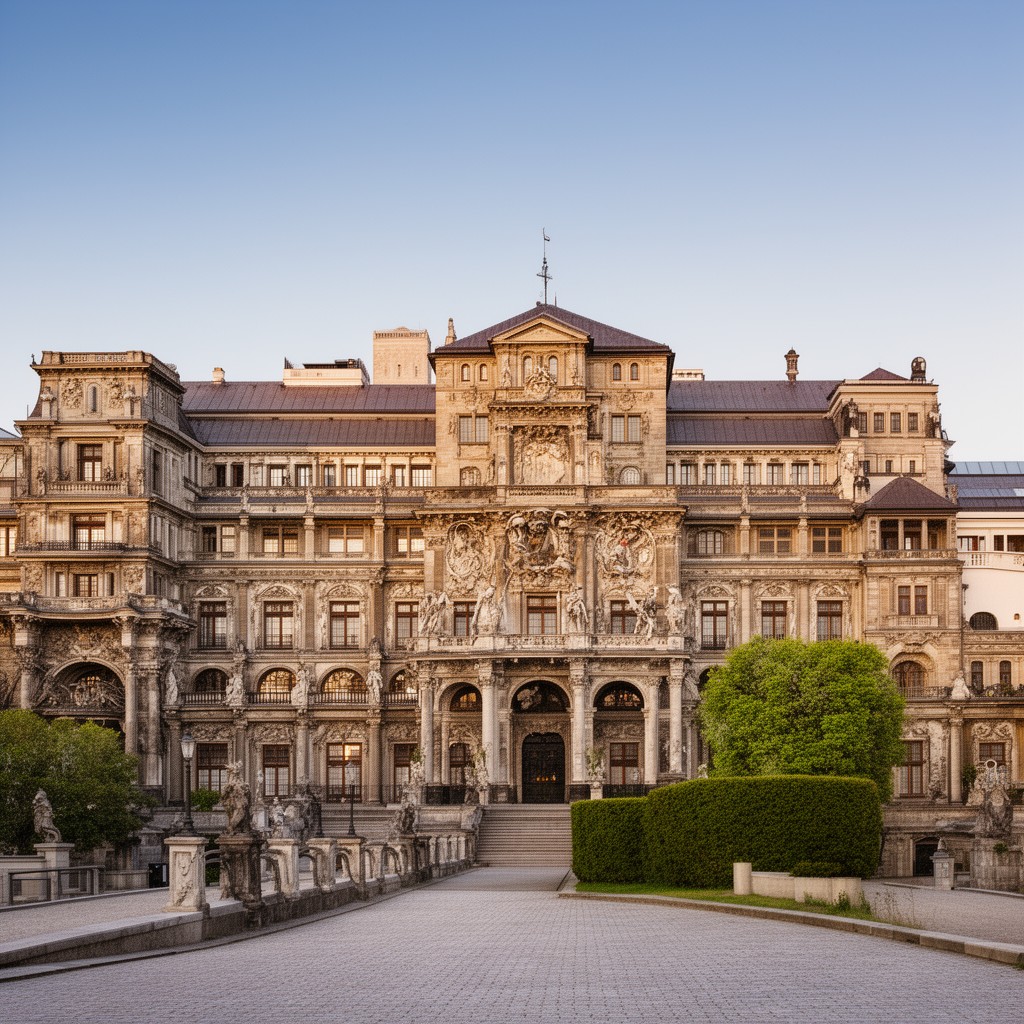 AI-generated illustration of Munich Residenz