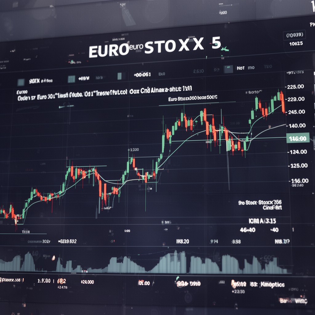 AI-generated illustration of Euro Stoxx 50