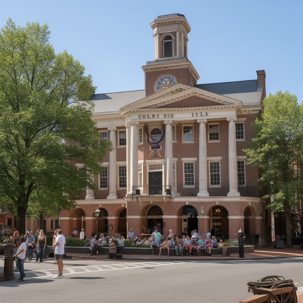 AI-generated illustration of Old State House