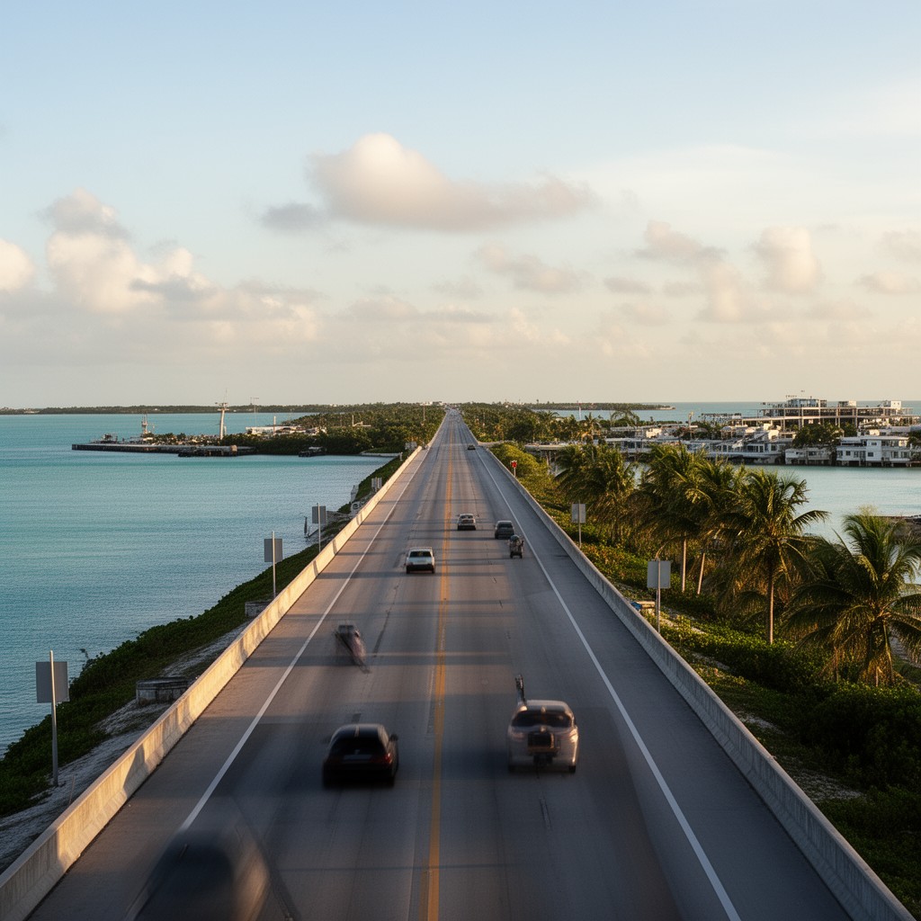AI-generated illustration of Overseas Highway