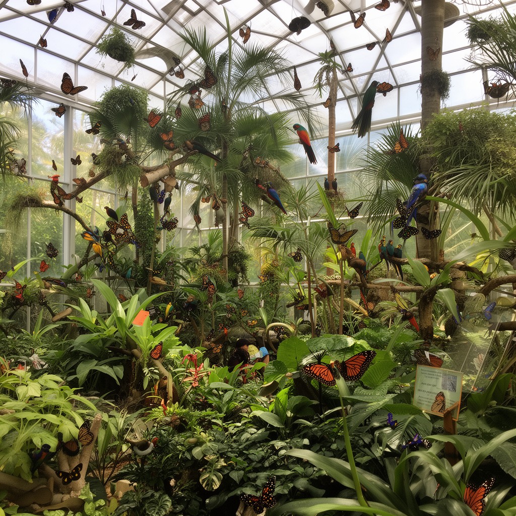 AI-generated illustration of Key West Butterfly and Nature Conservatory