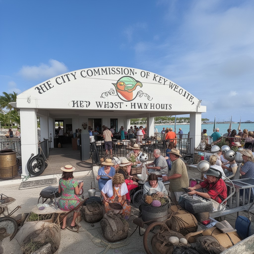 AI-generated illustration of City Commission of Key West