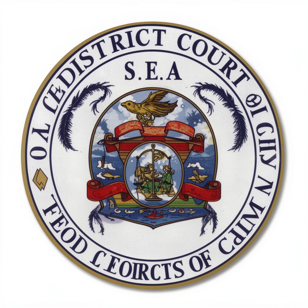 AI-generated illustration of Seal of the District Court of Guam
