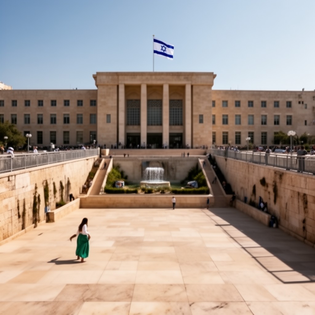 AI-generated illustration of Knesset