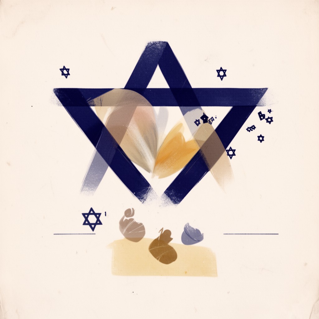 AI-generated illustration of Hatikvah