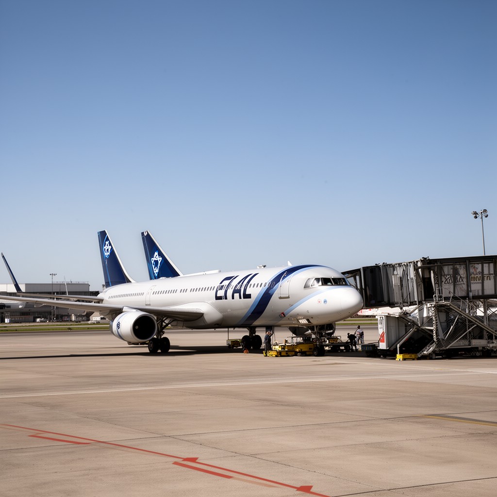 AI-generated illustration of El Al