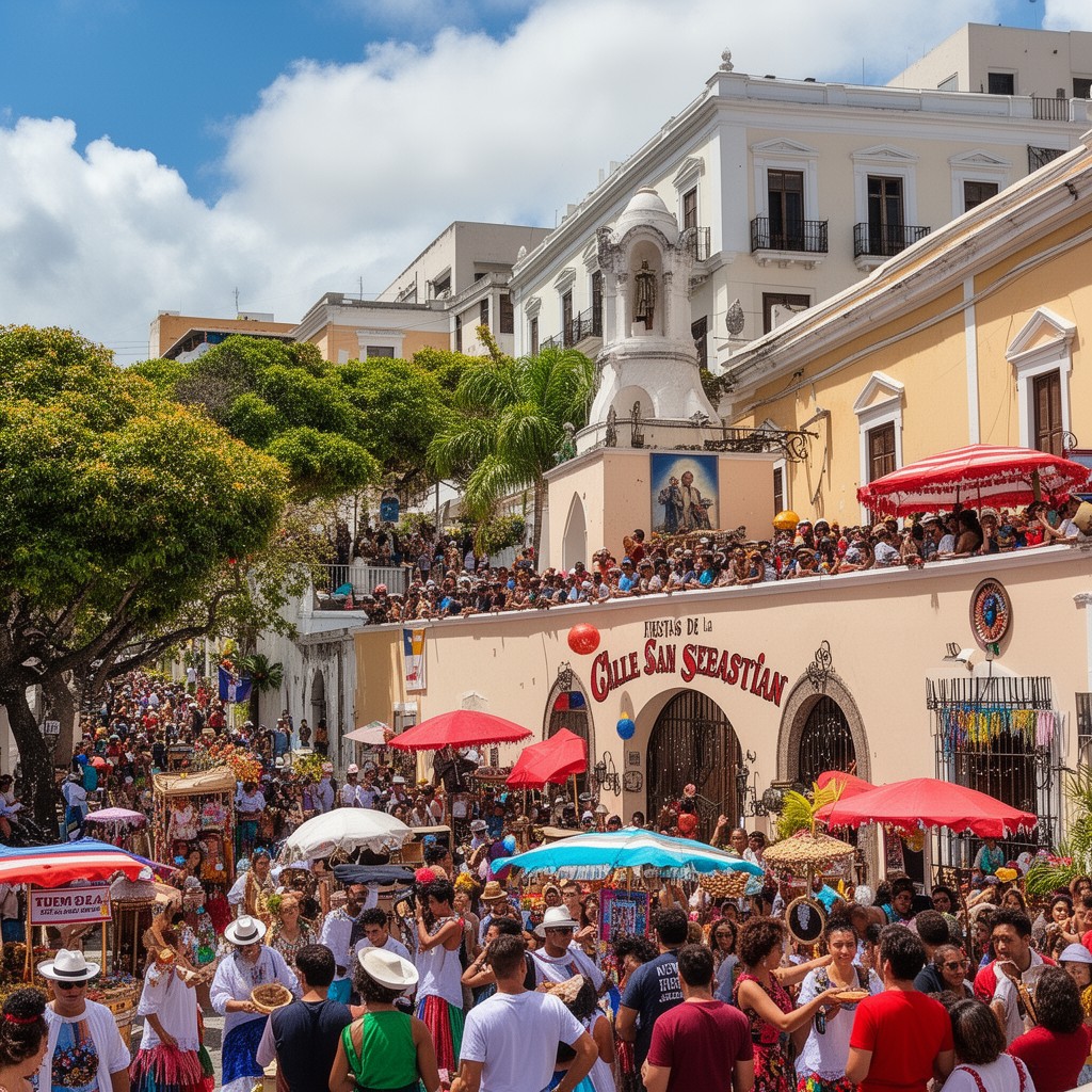 AI-generated illustration of Fiestas de la Calle San Sebastián