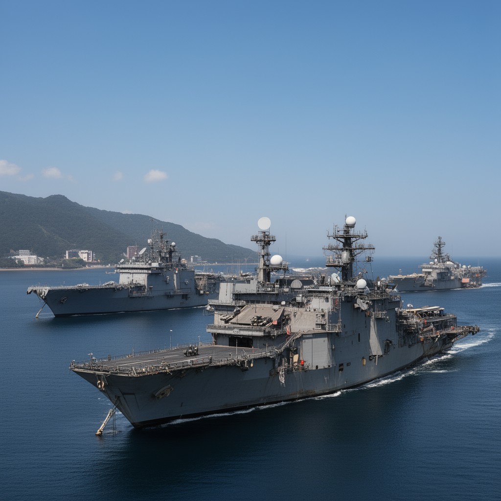 AI-generated illustration of U.S. Forces Japan