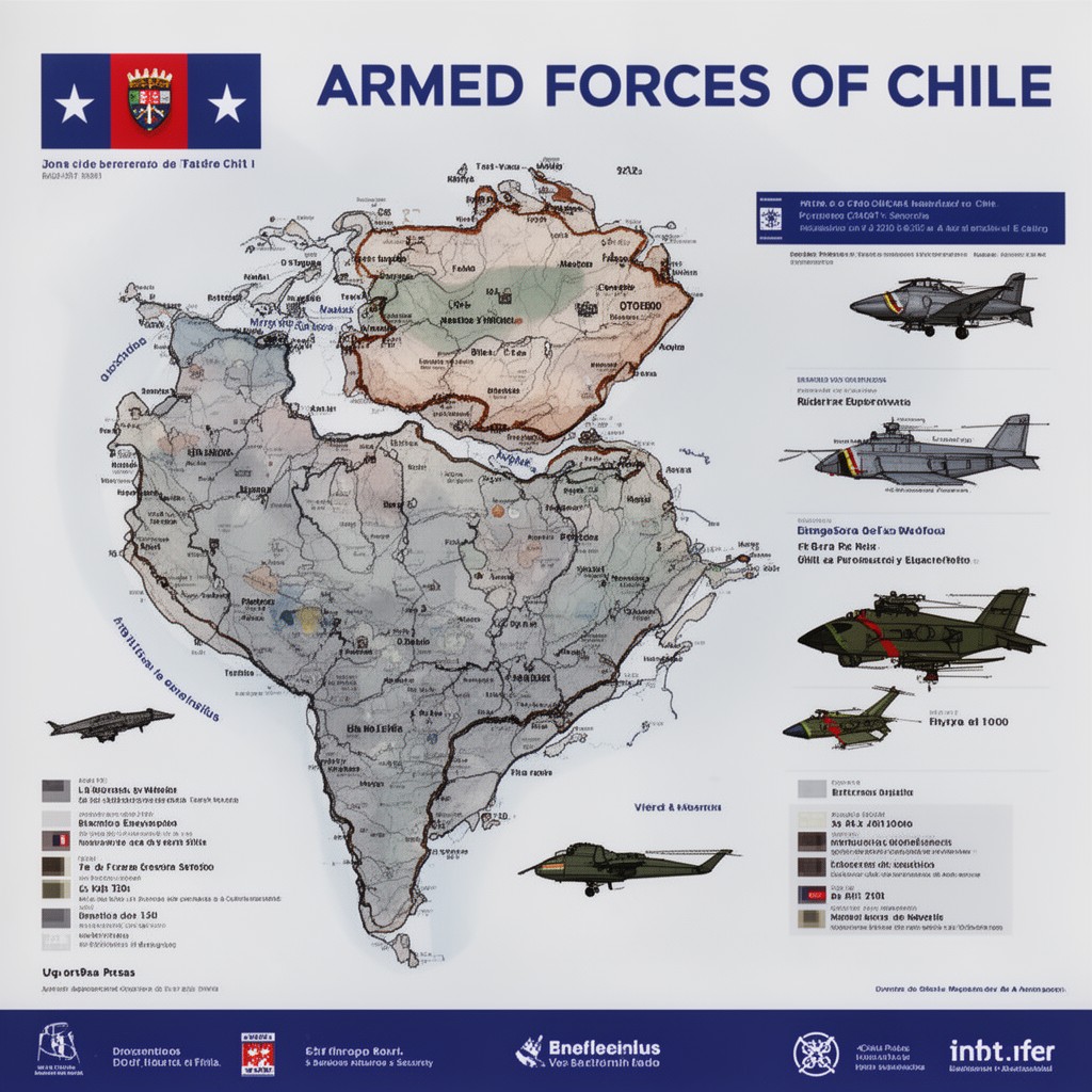 AI-generated illustration of Armed Forces of Chile