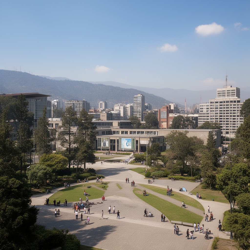 AI-generated illustration of North Campus