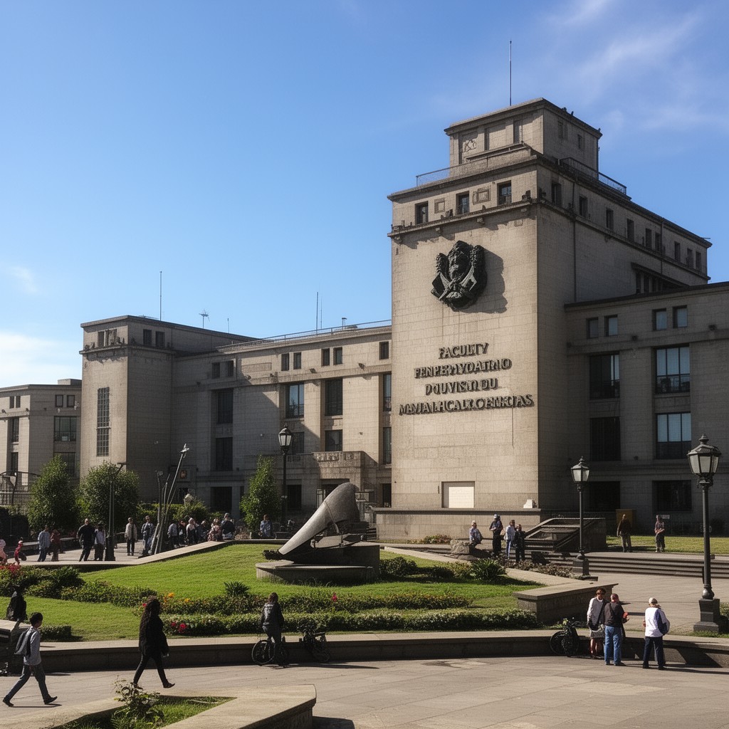 AI-generated illustration of Faculty of Physical and Mathematical Sciences