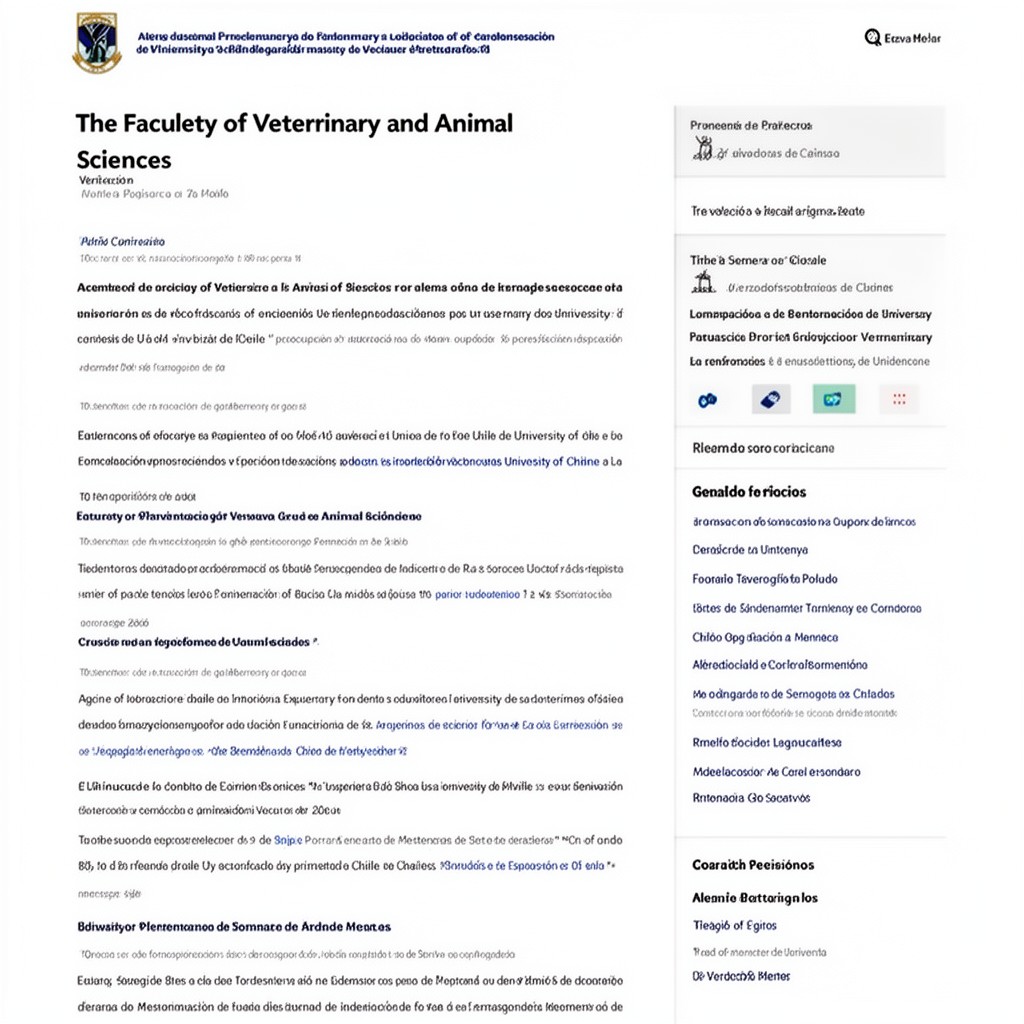 AI-generated illustration of Faculty of Veterinary and Animal Sciences