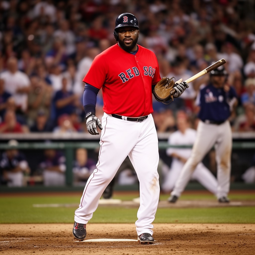AI-generated illustration of David Ortiz