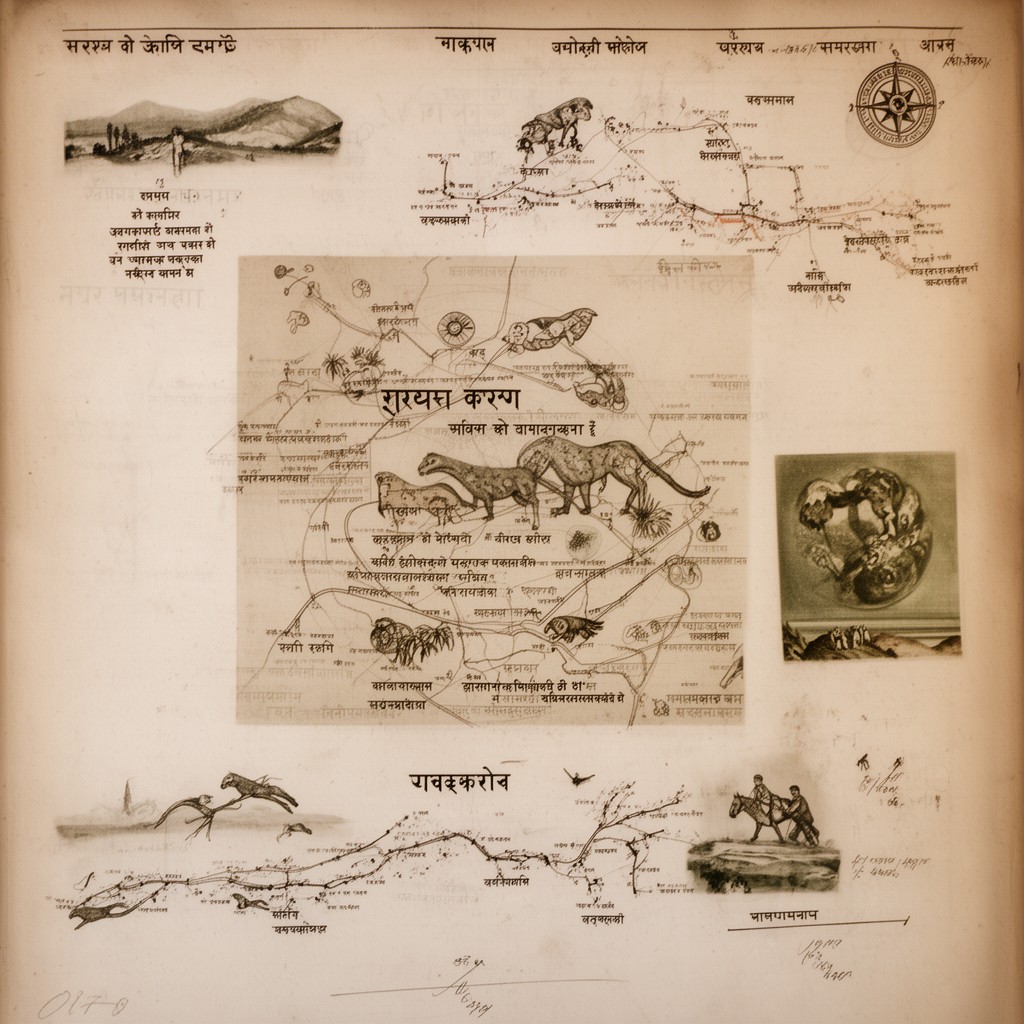 AI-generated illustration of Dogri