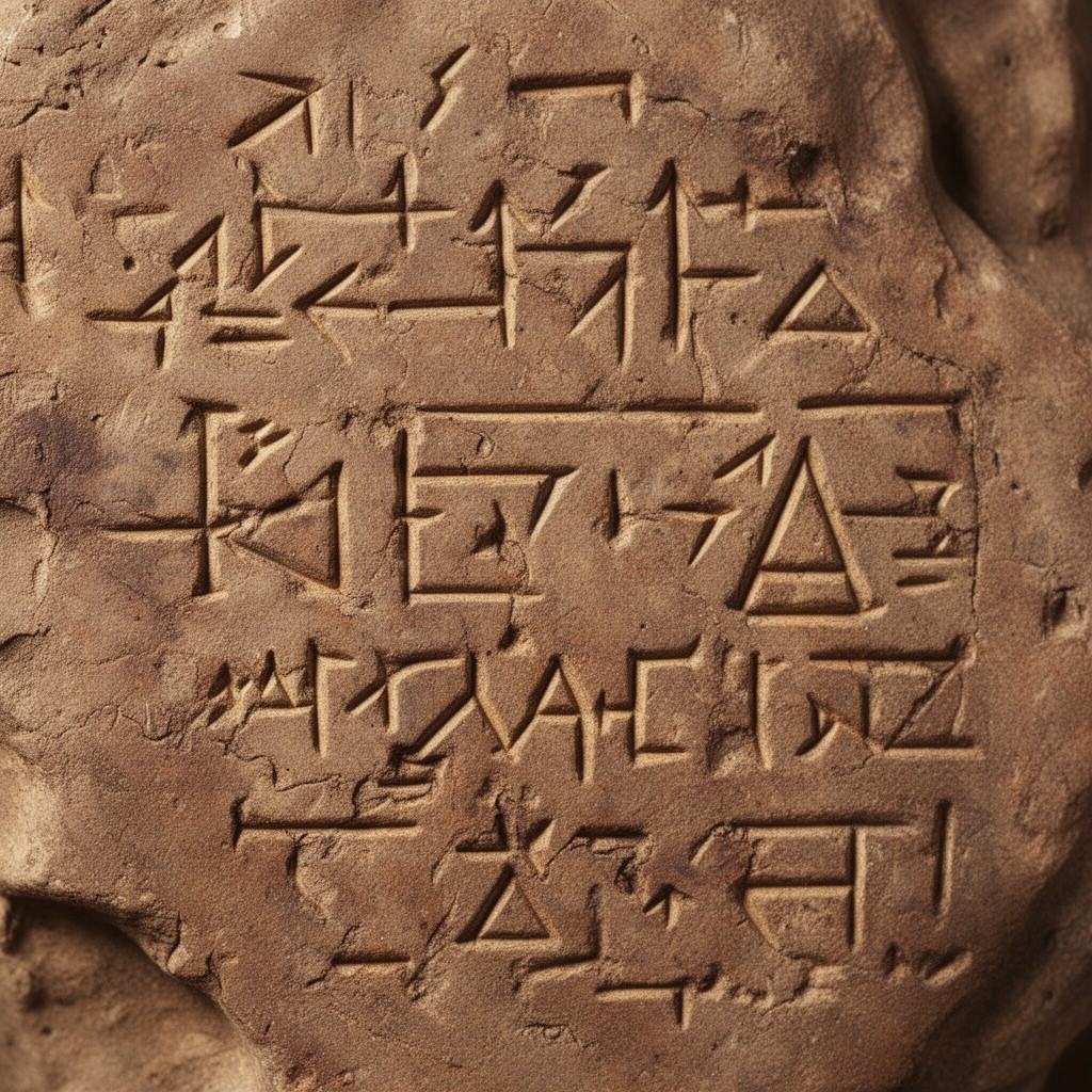 AI-generated illustration of Cuneiform Luwian