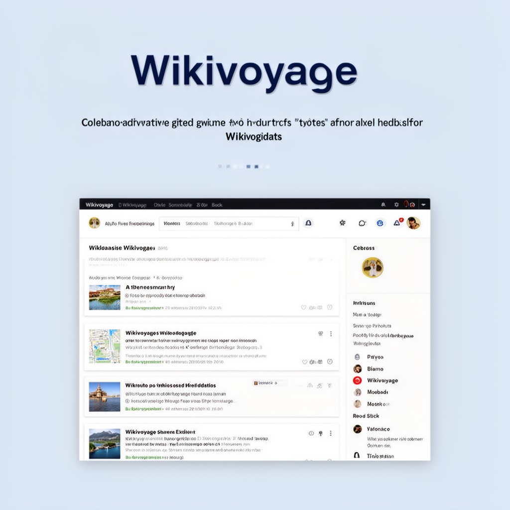 AI-generated illustration of Wikivoyage