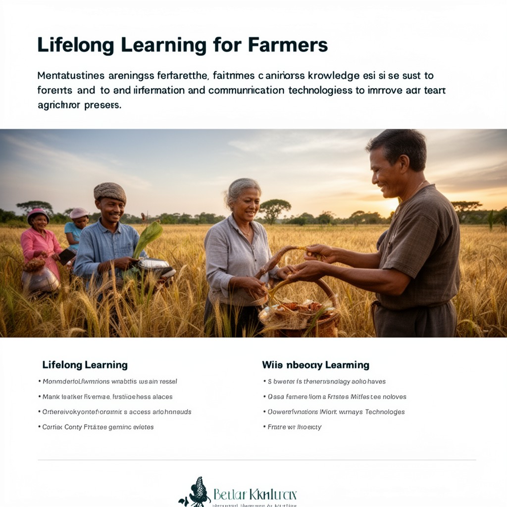 AI-generated illustration of Lifelong Learning for Farmers
