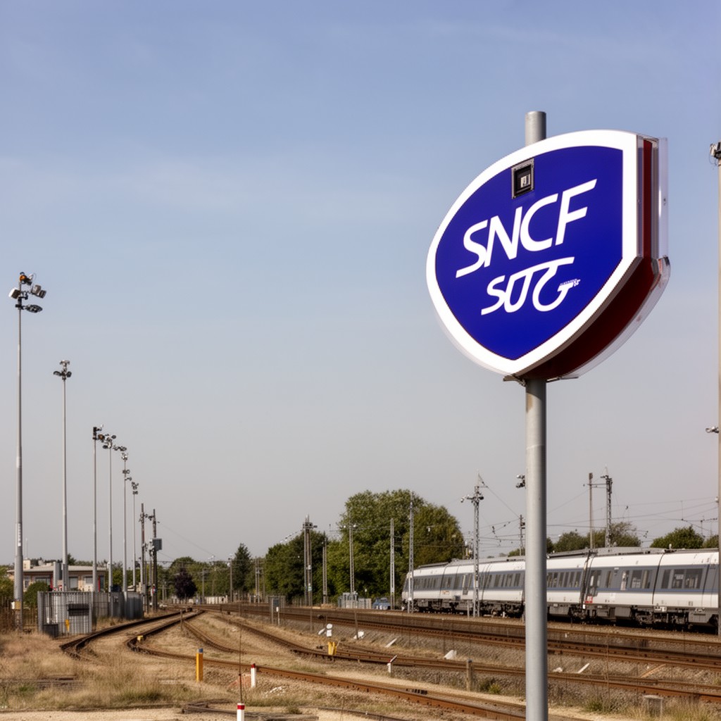 AI-generated illustration of SNCF