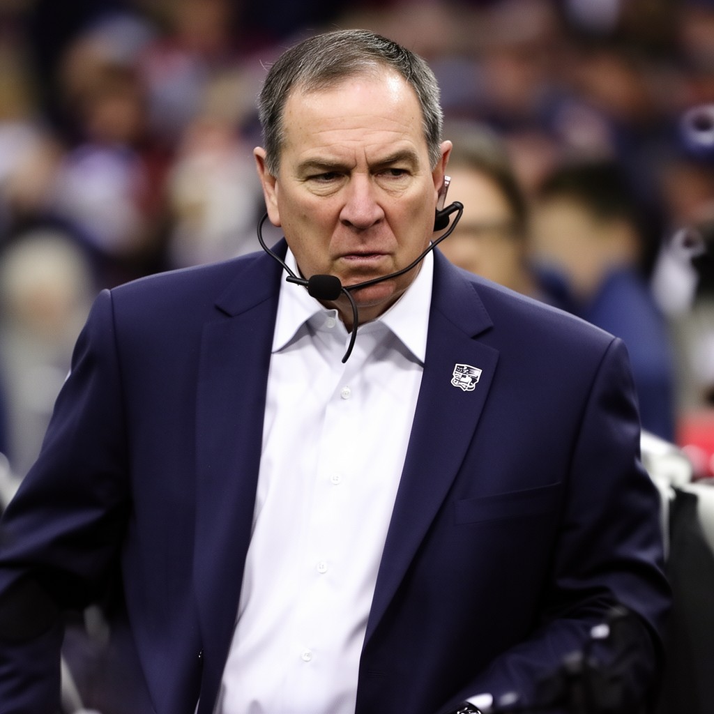 AI-generated illustration of Bill Belichick