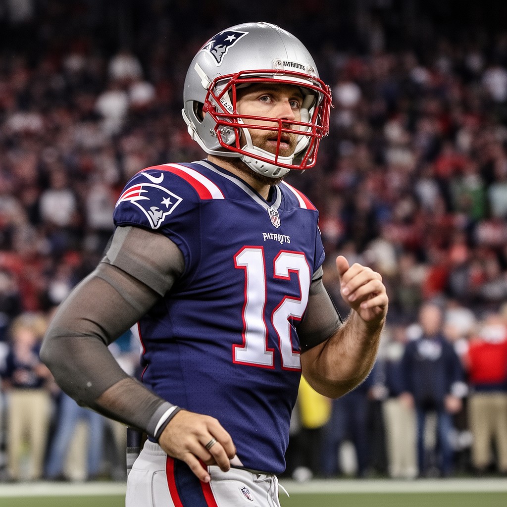 AI-generated illustration of Julian Edelman