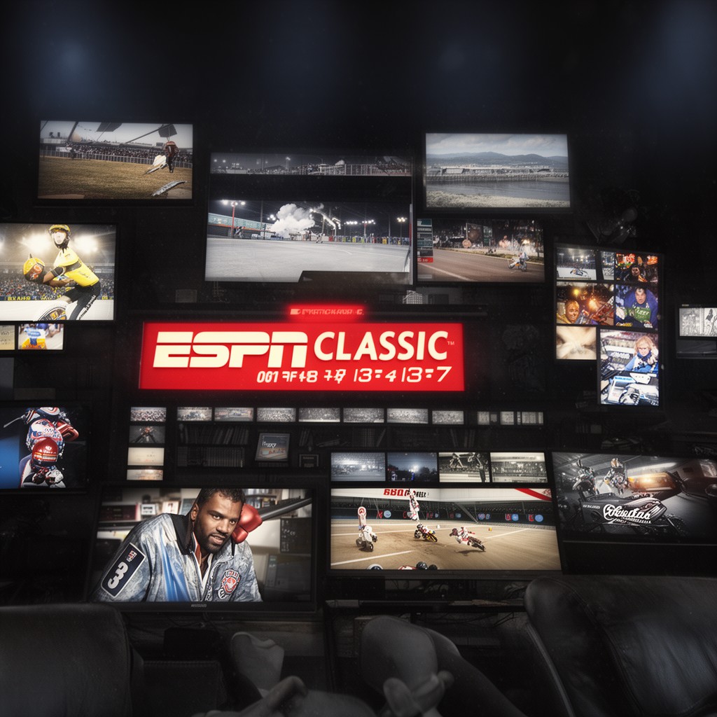 AI-generated illustration of ESPN Classic
